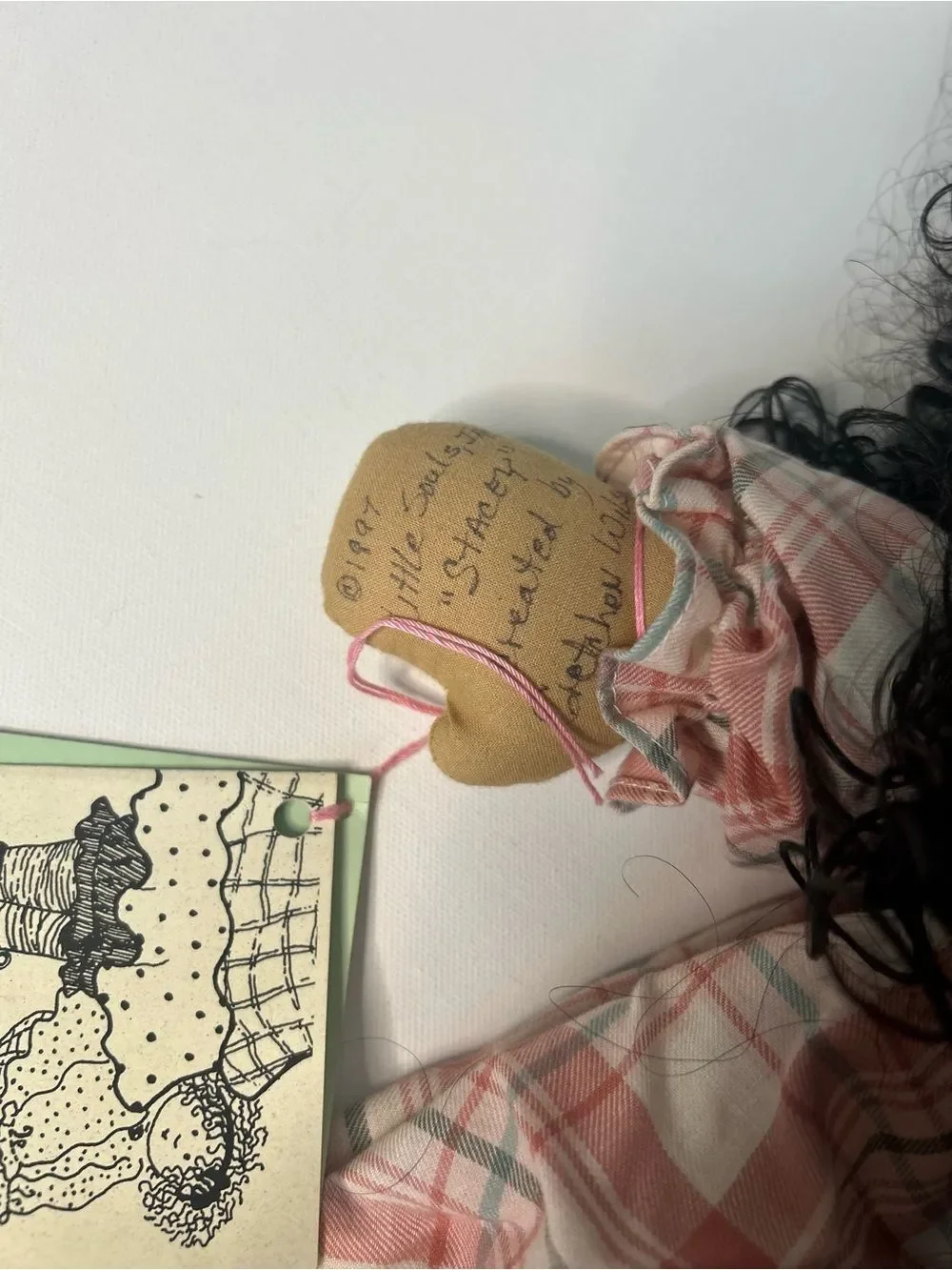 Vintage Little Souls Sibling Souls Cloth Doll Gretchen Wilson Collectible 1997